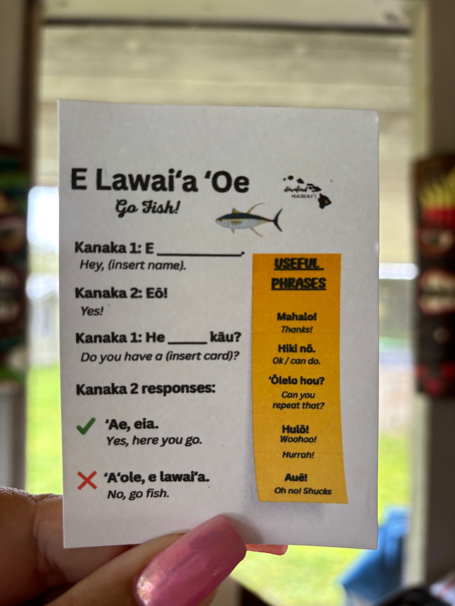 ** Hawaiian Playing Cards : Puʻu Pepa ʻŌlelo Hawaiʻi