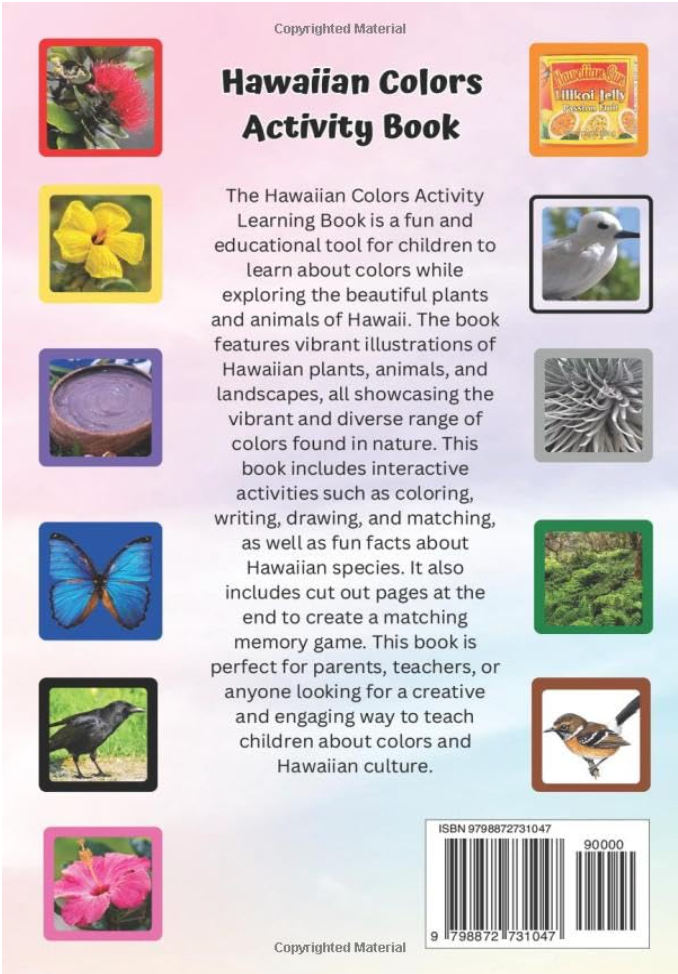 Na Waihooluu Wonders: A Kaleidoscope of Colors Activity Book