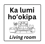 Hawaiian Hale labels